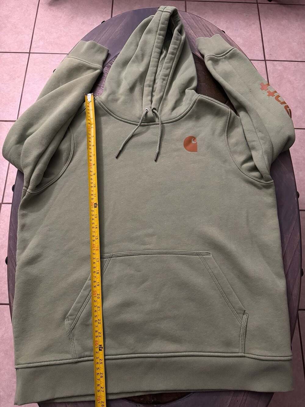 Carhartt sweatshirt  youth size XL olive green/burnt